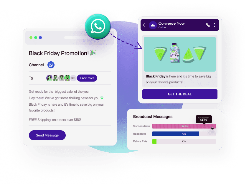 Create personalized WhatsApp broadcast messages Create personalized WhatsApp broadcast messages