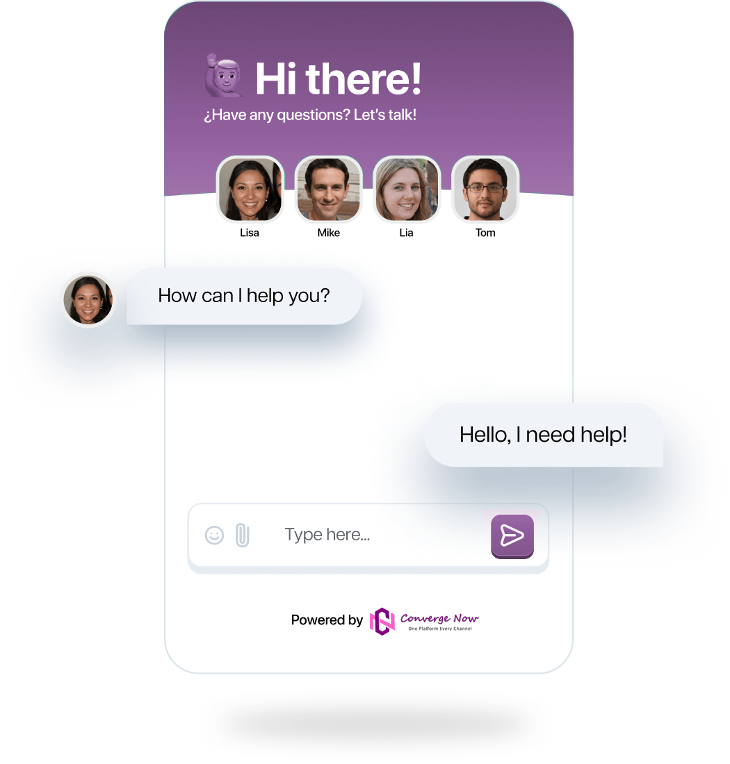 Support and convert your customers through live chat Support and convert your customers through live chat